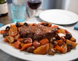 chuck roast with root vegetables
