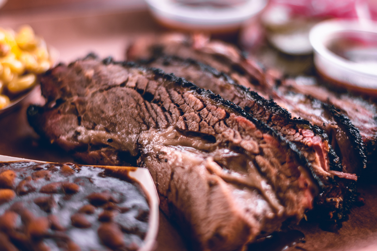 delicious smoked beef brisket