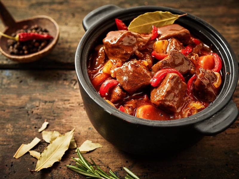 beef goulash from hungary